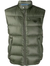 Prada Sage Green Ripstop Nylon Padded Vest