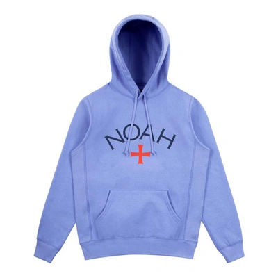 Pre-owned Noah Core Logo Hoodie (ss19) Lavender