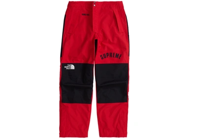 Pre-owned Supreme  The North Face Arc Logo Mountain Pant Red