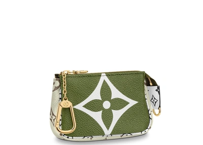 Louis Vuitton Mini Pochette Accessoires Khaki Green/Beige/Cream for Women