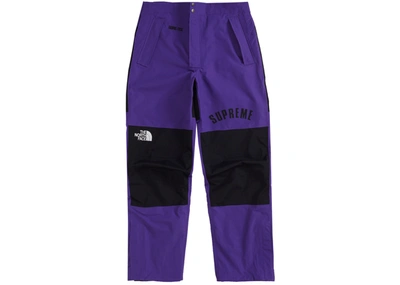 Pre-owned Supreme  The North Face Arc Logo Mountain Pant Purple
