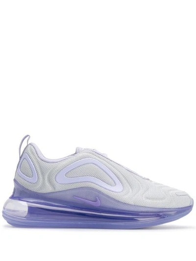 Nike Air Max 720 Sneakers In Pure Platinum/ Oxygen Purple