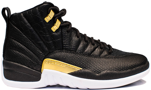black white gold 12s