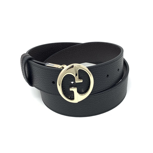 black and brown reversible gucci belt
