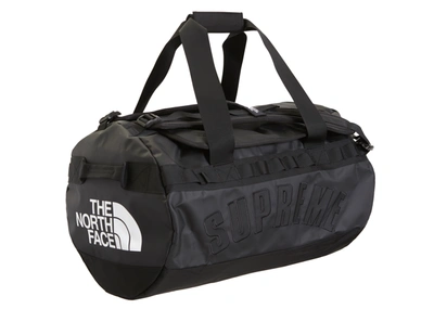 Pre-owned Supreme  The North Face Arc Logo Small Base Camp Duffle Bag Black