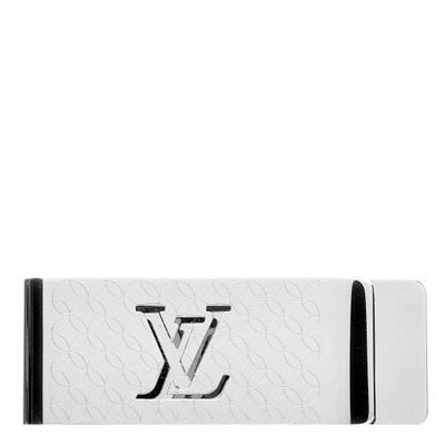 Pre-owned Louis Vuitton  Money Clip Champs-elysees Engraved Silver