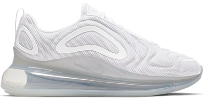 Pre-owned Nike Air Max 720 White Platinum (women's) In White/white-metallic Platinum-pure Platinum