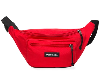 Pre-owned Balenciaga  Explorer Belt Pack Red