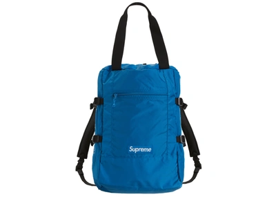 Pre-owned Supreme  Tote Backpack Royal