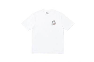 Pre-owned Palace  La Opening Tri Ferg T-shirt White