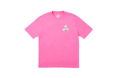 Pre-owned Palace  La Opening Tri Ferg T-shirt Pink