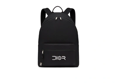 Pre-owned Dior  X Sorayama Backpack Nylon Black