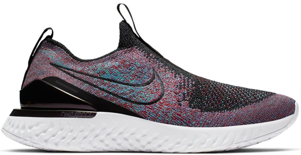 nike epic phantom react flyknit black