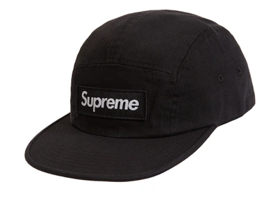 Pre-owned Supreme Military Camp Cap (ss19) Black
