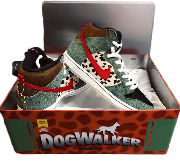 sb dunk high dog walker