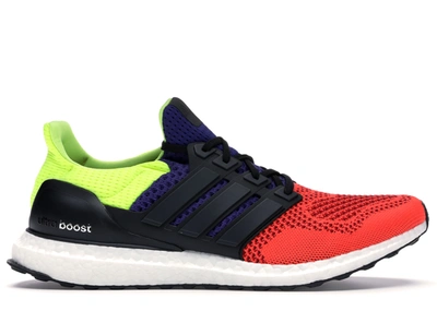 Pre-owned Adidas Originals  Ultra Boost 1.0 Og Consortium Packer Shoes In Core Black/core Black/solar Red