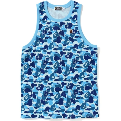 Pre-owned Bape  Abc One Point Tank Top Blue