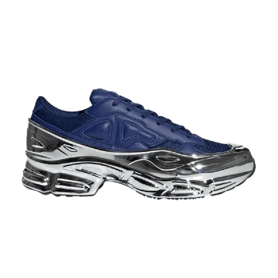 Pre-owned Adidas Originals  Ozweego Raf Simons Unity Ink Silver Metallic In Unity Ink/silver Metallic/silver Metallic