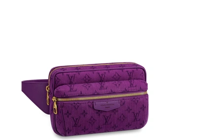 Louis Vuitton Limited Edition Rose Purple Monogram Denim Sunshine Bag at  1stDibs