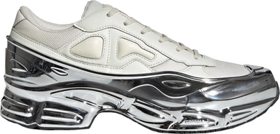 Pre-owned Adidas Originals  Ozweego Raf Simons Cream White Silver Metallic In Cream White/silver Metallic/silver Metallic