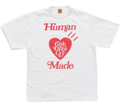 Pre-owned Human Made X Girls Don't Cry Tee 1 White