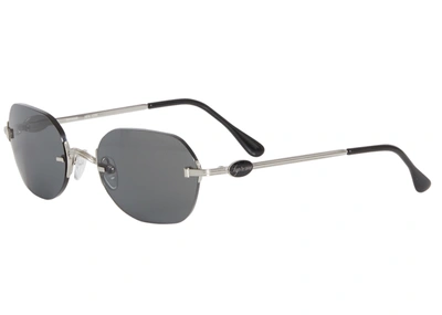 Pre-owned Supreme  River Sunglasses Silver