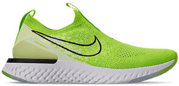 nike epic phantom react flyknit electric green