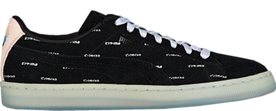 Pre-owned Puma  Suede Pink Dolphin Black