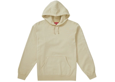 Pre-owned Supreme  Overdyed Hooded Sweatshirt Natural