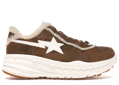 Pre-owned Bape A Bathing Ape Sta Ugg In Chestnut