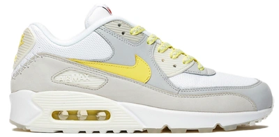 Pre-owned Nike Air Max 90 Premium Mixtape Side A In White/lemon Frost |  ModeSens