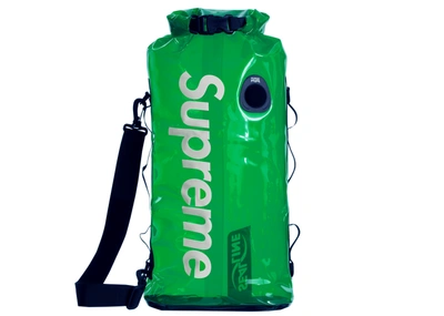Pre-owned Supreme  Sealline Discovery Dry Bag 20l Green