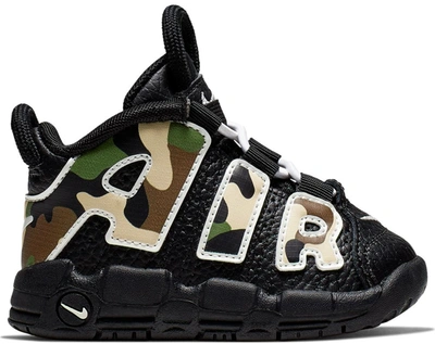 Pre-owned Nike Air More Uptempo 96 Camo (td) In Black/sail-light British Tan-asparagus-outdoor Green-celestial Gold