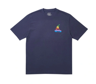 Pre-owned Palace  Jobsworth T-shirt Navy