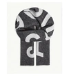 Acne Studios Toronty Logo Wool-blend Scarf In Black