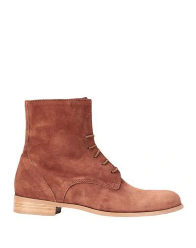 8 By Yoox Ankle Boot In Brown