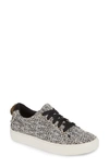 Kurt Geiger Women's Ludo Quilted Low-top Sneakers In Blk/ White Fabric