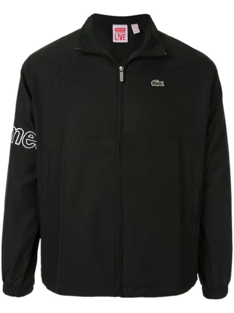 Supreme X Lacoste Track Jacket In Black | ModeSens