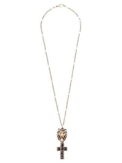 Gucci Lionhead Necklace In Silver