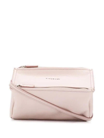 Givenchy 'mini Pandora' Sugar Leather Shoulder Bag - Pink In Pale Pink