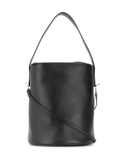 Jil Sander Medium Bucket Bag In 001