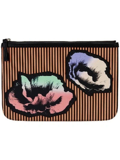 Pierre Hardy Popy Floral Print Clutch