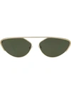 Alain Mikli X Alexandre Vauthier Nadege Sunglasses In Gold