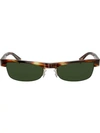 Alain Mikli X Alexandre Vauthier Small Frame Cat-eye Sunglasses In Brown