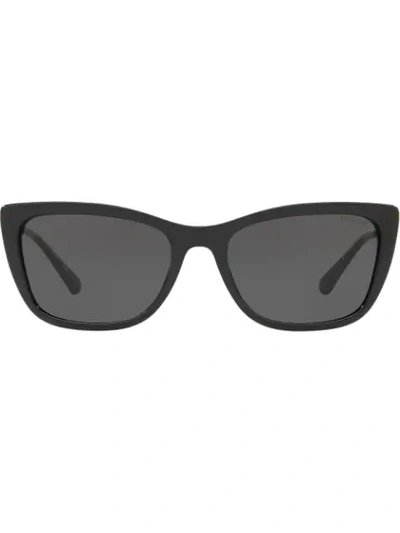 Coach Square Logo Chain Sunglasses In Black | ModeSens