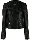 Tom Ford Leather Biker Jacket In Black