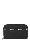 Lesportsac Taylor Zip Around Wallet In Blk Core