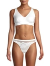 Natori Convertible Underwire Sports Bra In White