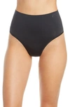 Yummie By Heather Thomson Ultralight Seamless Shaping Thong In Black