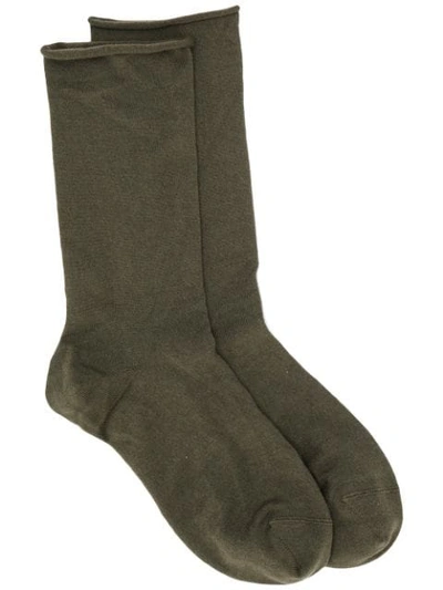 Brunello Cucinelli Socken Mit Fransen - Grau In Grey